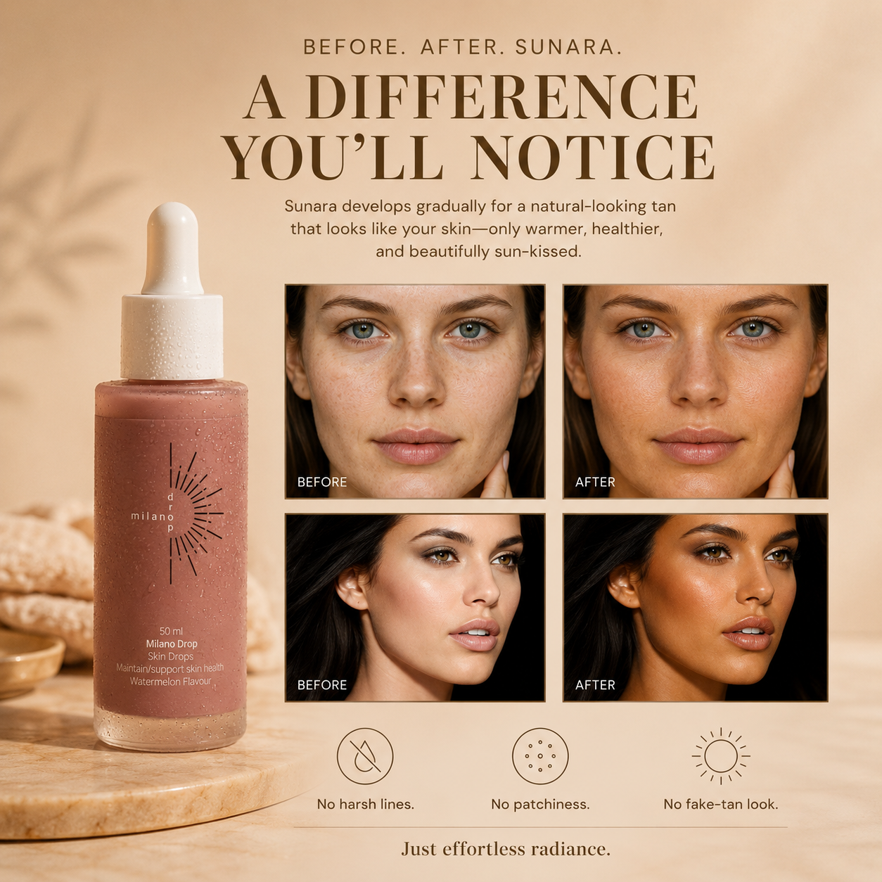 Self Tanning Serum Drops