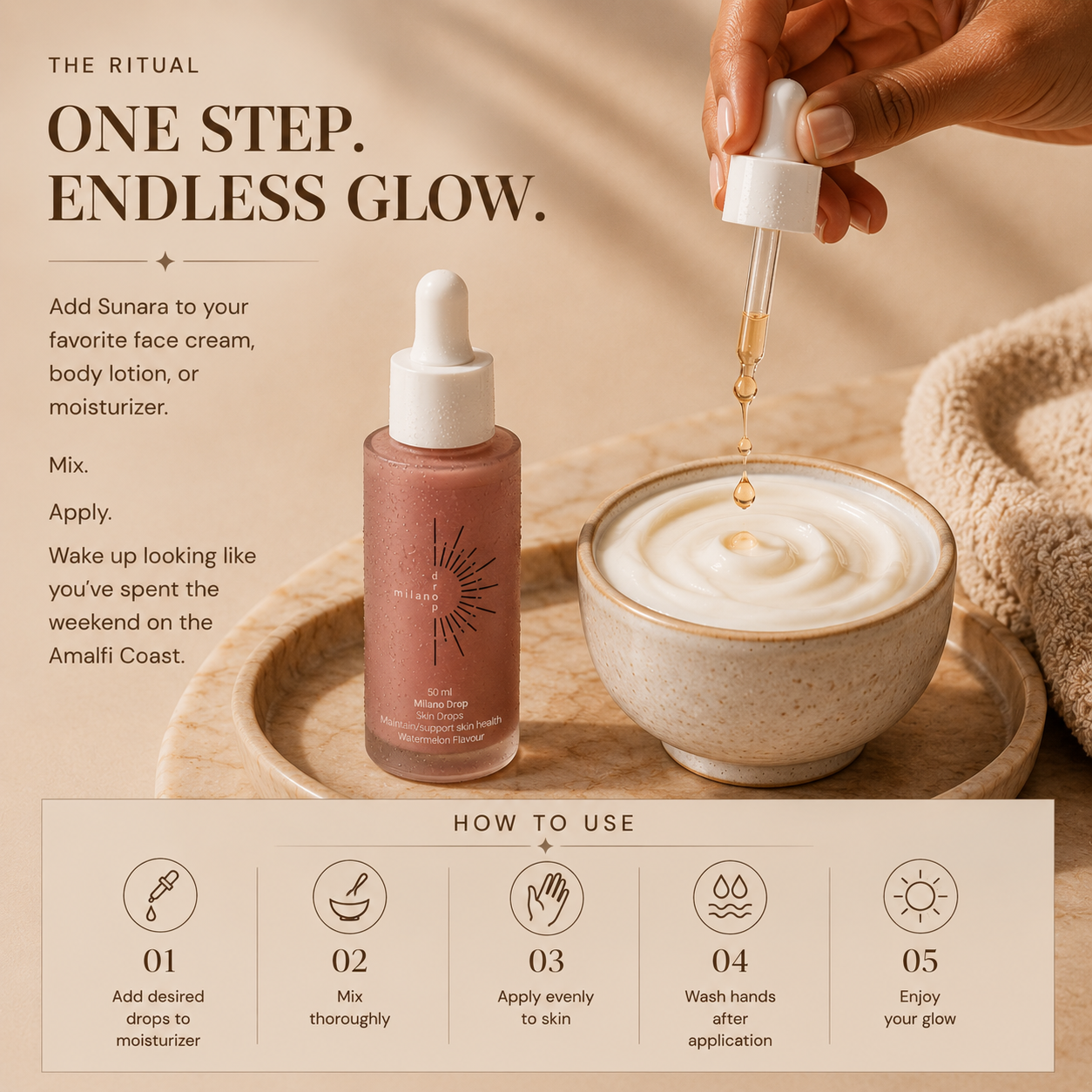 Self Tanning Serum Drops